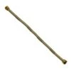 American Fireglass 1/2 Inch Diameter Stainless Steel Quiet Flex Gas Line - 10 Inch