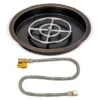 American Fireglass 19 Inch Round Drop-In Pan And 12 Inch Fire Pit Ring - Match Light 2 American Fireglass 19 Inch Round Drop-In Pan And 12 Inch Fire Pit Ring - Match Light -Fire Pit Shop american fireglass 19 inch round drop in pan and 12 inch fire pit ring match light 38