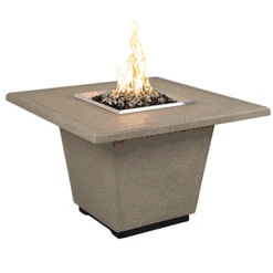 American Fyre Designs Cosmopolitan Square Gas Fire Table