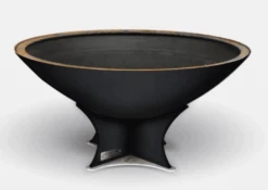 Arteflame 40 Inch Classic Black Label Wood Burning Fire Pit - Low Euro Base