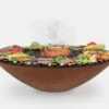 Arteflame 40 Inch Classic Steel Wood Burning Fire Bowl With Cooktop -Fire Pit Shop arteflame 40 inch classic steel wood burning fire bowl with cooktop 53