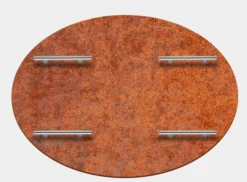Arteflame Corten Steel Fire Pit Cover For 40 Inch Wood Burning Fire Pits