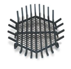 Aspen Industries Master Flame Round Carbon Steel Fire Pit Grate With Char-Guard