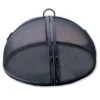 Aspen Industries Master Flame Twin-Access Dome Fire Pit Screen - Carbon Steel -Fire Pit Shop aspen industries master flame twin access dome screen carbon steel 39