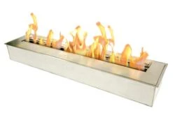 Bio Flame 38' Ethanol Fuel Burner With 10 L Capacity And Insulated Bottom Tray