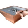 Bobe Water And Fire 24 X 7 Builder Series Square Fire And Water Bowl - Manual Ignition
