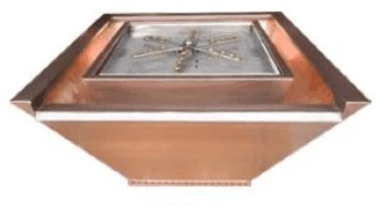 Bobe Water And Fire Artisan Series 24 X 12 Square Fire And Water Bowl With Seamless Lip - Manual Ignition 3 Bobe Water And Fire Artisan Series 24 X 12 Square Fire And Water Bowl With Seamless Lip - Manual Ignition