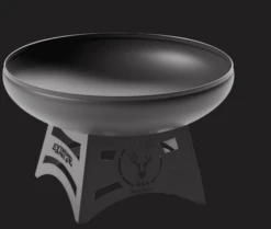 Buck Stove Extreme Little Buck Carbon Steel Wood Burning Fire Bowl With Stand