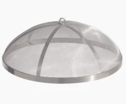 Curonian Deco 25 Inch Stainless Steel Spark Screen For Fire Pits