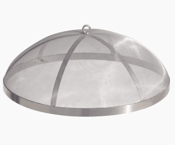 Curonian Deco 25 Inch Stainless Steel Spark Screen For Fire Pits