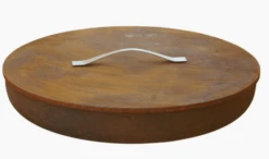 Curonian Deco 25 Inch Steel Lid For Fire Pits