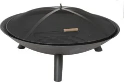 Dagan 36 Inch Deep Bowl Wood-Burning Fire Pit