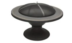 Dagan 42 Inch Bronze Cast Iron Wood-Burning Fire Table