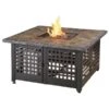 Endless Summer 42' Square Propane Fire Table With Slate Tile Mantel 1 Endless Summer 42' Square Propane Fire Table With Slate Tile Mantel -Fire Pit Shop endless summer 42 square propane fire table with slate tile mantel 47