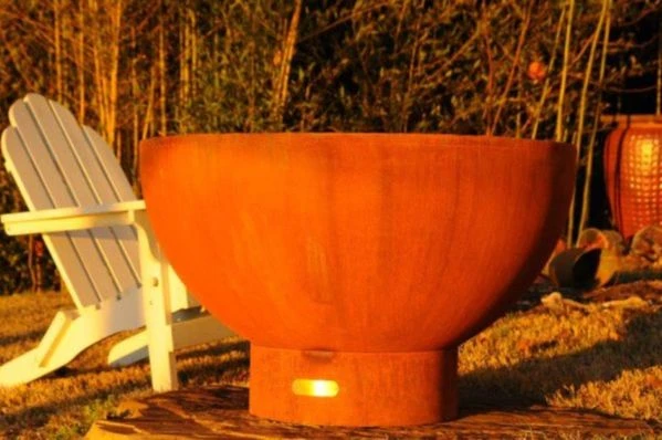 Fire Pit Art Crater Gas Fire Pit - Electronic Ignition 3 Fire Pit Art Crater Gas Fire Pit - Electronic Ignition