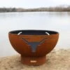 Fire Pit Art Longhorn Gas Fire Pit - Electronic Ignition -Fire Pit Shop fire pit art longhorn gas fire pit electronic ignition 48