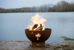 Fire Pit Art Tropical Moon Fire Pit - Match Lit -Fire Pit Shop fire pit art tropical moon fire pit match lit 62