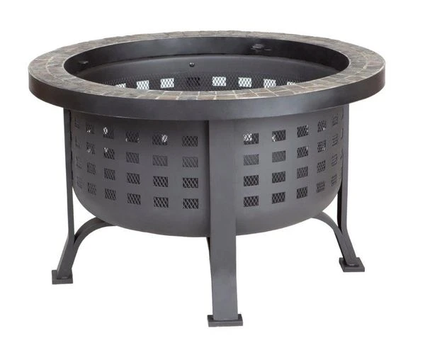Fire Sense 30' Alpina Round Top Wood Burning Fire Pit 3 Fire Sense 30' Alpina Round Top Wood Burning Fire Pit