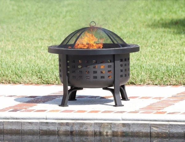 Fire Sense 30' Alpina Round Top Wood Burning Fire Pit 4 Fire Sense 30' Alpina Round Top Wood Burning Fire Pit - Image 2