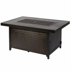 Fire Sense 34' Weyland Rectangular Propane Gas Fire Pit -Fire Pit Shop fire sense 34 weyland rectangular propane gas fire pit 57