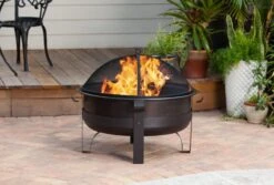 Fire Sense 35' Cornell Wood Burning Fire Pit -Fire Pit Shop fire sense 35 cornell wood burning fire pit 50