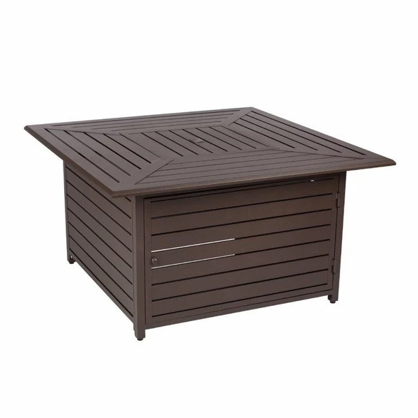 Fire Sense 45' Danang Square Propane Gas Fire Pit 4 Fire Sense 45' Danang Square Propane Gas Fire Pit - Image 2