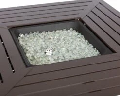 Fire Sense 45' Danang Square Propane Gas Fire Pit 7 Fire Sense 45' Danang Square Propane Gas Fire Pit -Fire Pit Shop fire sense 45 danang square propane gas fire pit 54