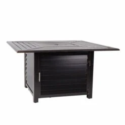 Fire Sense 46' Palmetto Square Propane Gas Fire Pit -Fire Pit Shop fire sense 46 palmetto square propane gas fire pit 49