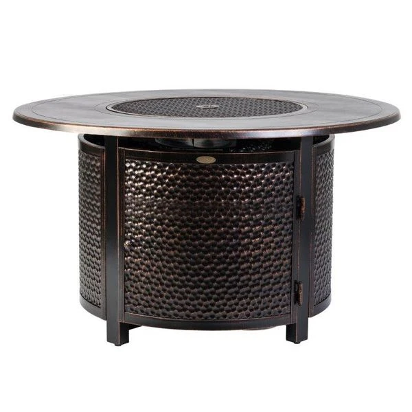 Fire Sense 47' Leeward Round Propane Gas Fire Pit 3 Fire Sense 47' Leeward Round Propane Gas Fire Pit