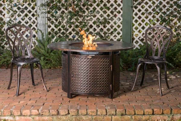 Fire Sense 47' Leeward Round Propane Gas Fire Pit 5 Fire Sense 47' Leeward Round Propane Gas Fire Pit - Image 3
