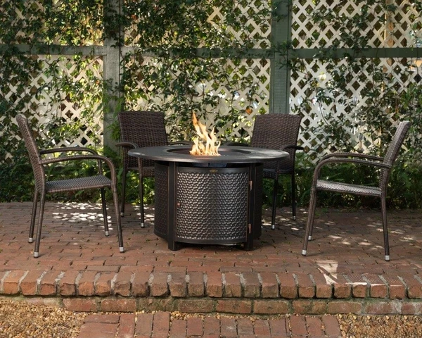 Fire Sense 47' Walkers Round Propane Gas Fire Pit 5 Fire Sense 47' Walkers Round Propane Gas Fire Pit - Image 3