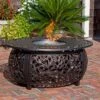 Fire Sense Toulon Oval Cast Aluminum Propane Gas Fire Pit - 62198 -Fire Pit Shop fire sense toulon oval cast aluminum propane gas fire pit 62198 65