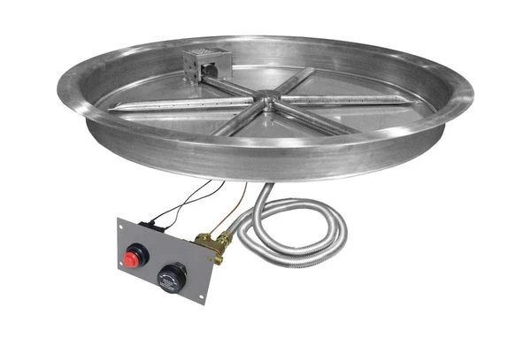 Firegear 25' Round Pan Burner Kit - Thermocouple Manual Safety With Spark Ignition 3 Firegear 25' Round Pan Burner Kit - Thermocouple Manual Safety With Spark Ignition