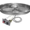 Firegear 29' Round Pan Burner Kit - Thermocouple Manual Safety With Spark Ignition -Fire Pit Shop firegear 29 round pan burner kit thermocouple manual safety with spark ignition 42