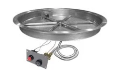 Firegear 29' Round Pan Burner Kit - Thermocouple Manual Safety With Spark Ignition