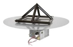 Grand Canyon 36 Inch Outdoor Vented Teepee Fire Pit Kit With Weather Beater Controls