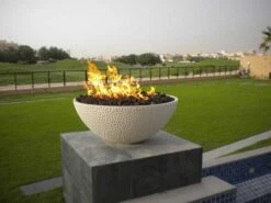 Hearth Products Controls 18' Round Electronic Ignition Gas Fire Pit Insert And 12' Penta Burner - 24 Volt -Fire Pit Shop hearth products controls 18 round electronic ignition gas fire pit insert and 12 penta burner 24 volt 182