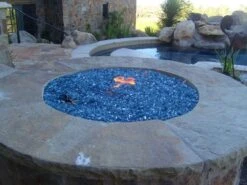 Hearth Products Controls 18' Round Electronic Ignition Gas Fire Pit Insert And 12' Penta Burner - 24 Volt -Fire Pit Shop hearth products controls 18 round electronic ignition gas fire pit insert and 12 penta burner 24 volt 186