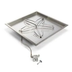 Hearth Products Controls 24' Match Lit Square Bowl Gas Fire Pit Insert