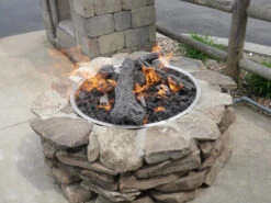 Hearth Products Controls 25' Fire Pit Insert With 18' Penta Burner - Match Lit -Fire Pit Shop hearth products controls 25 fire pit insert with 18 penta burner match lit 200
