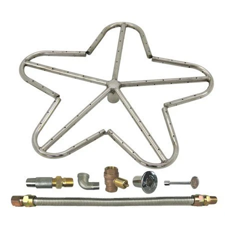 Hearth Products Controls 30' Fire Pit Kit With Penta Burner - Match Lit 3 Hearth Products Controls 30' Fire Pit Kit With Penta Burner - Match Lit