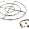 Hearth Products Controls 30' High Capacity Fire Pit Kit With Round Burner - Match Lit -Fire Pit Shop hearth products controls 30 high capacity fire pit kit with round burner match lit 57
