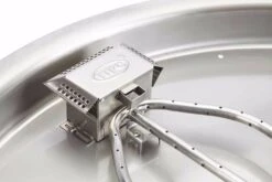 Hearth Products Controls 30 Inch Hi/Lo Round Electronic Ignition Gas Fire Pit Insert And24 Inch Penta Burner - 120 Volt -Fire Pit Shop hearth products controls 30 inch hi lo round electronic ignition gas fire pit insert and24 inch penta burner 120 volt 12