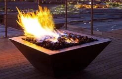 Hearth Products Controls 36 Inch Square Sierra Fire Bowl - Electronic Ignition - 24VAC -Fire Pit Shop hearth products controls 36 inch square sierra fire bowl electronic ignition 24vac 24