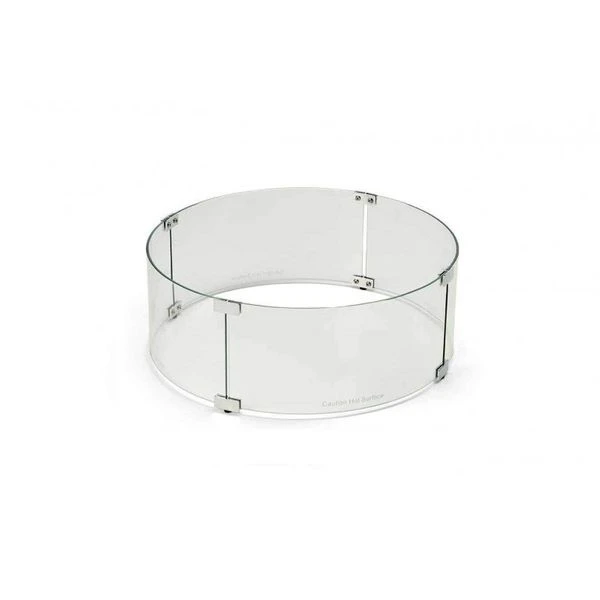 Hearth Products Controls 4-Piece 23' Round Tempered Glass Wind Guard For Fire Pit Inserts 3 Hearth Products Controls 4-Piece 23' Round Tempered Glass Wind Guard For Fire Pit Inserts