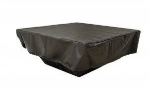 Hearth Products Controls 44 Inch X 30 Inch Rectangular Black Vinyl Fire Pit Cover 3 Hearth Products Controls 44 Inch X 30 Inch Rectangular Black Vinyl Fire Pit Cover
