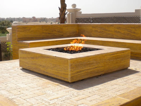 Hearth Products Controls 45 Inch Unfinished Square Fire Pit Enclosure For 25 Inch Bowl Pan Fire Pit Inserts 4 Hearth Products Controls 45 Inch Unfinished Square Fire Pit Enclosure For 25 Inch Bowl Pan Fire Pit Inserts - Image 2