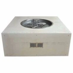 Hearth Products Controls 45' Unfinished Square Fire Pit Package With 25' Pan Burner - Push Button Ignition