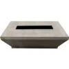 Hearth Products Controls 60 Inch Rectangle Top Tapered Bottom Unfinished Enclosure For 36 Inch Linear Trough Fire Pit Burners -Fire Pit Shop hearth products controls 60 rectangle top tapered bottom unfinished enclosure for 36 linear trough fire pit burners 35