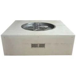 HPC 54 Inch Small Tank Ready-To-Finish Square Fire Pit With Torpedo Penta Burner